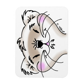 Imán Cute Personalizado Ferret Face