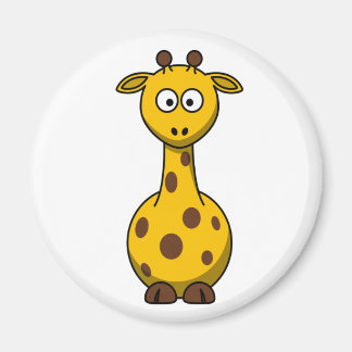 Imán Cute Personalizado Giraffe Clipart