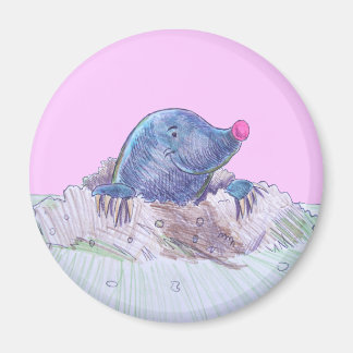 Imán Cute Personalizado Mole y Molehill