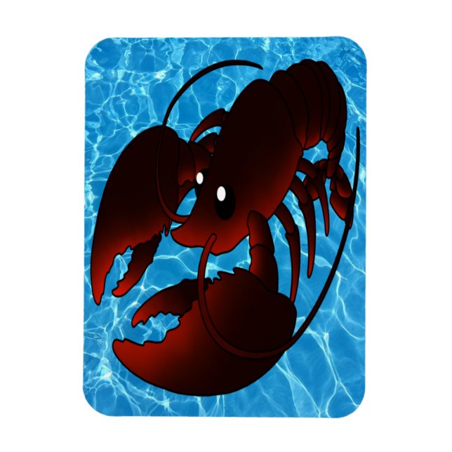 Imán Cute Personalizado Red Lobster Magnet (Vertical)
