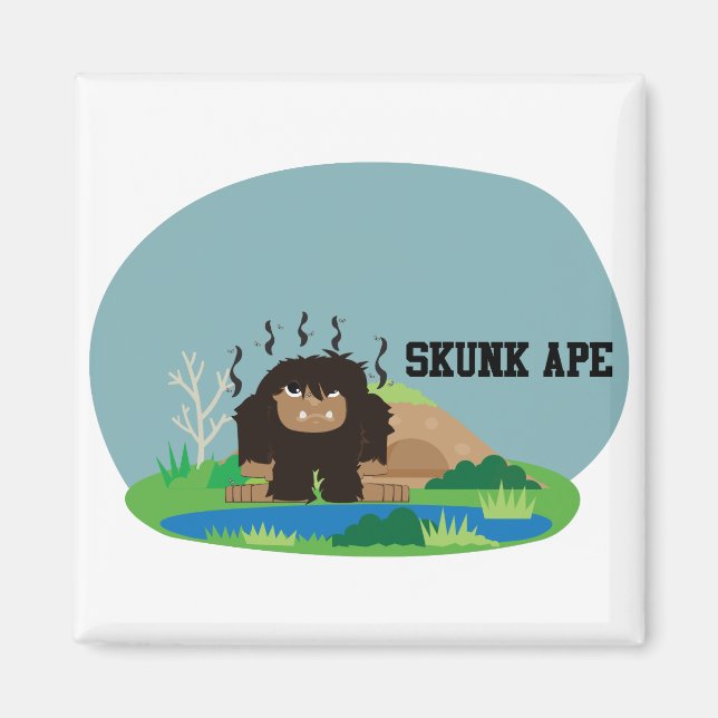 Imán Cute Personalizado Skunk Ape (Frente)