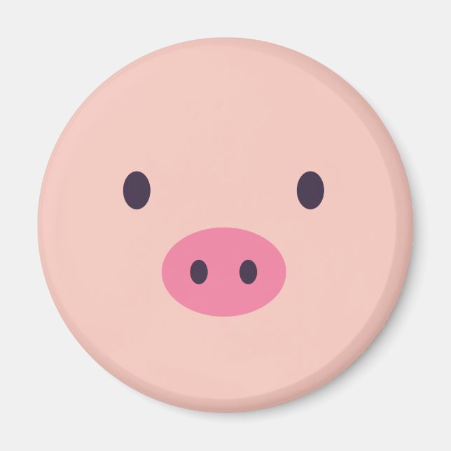 Imán Cute Pig Magnet (Frente)