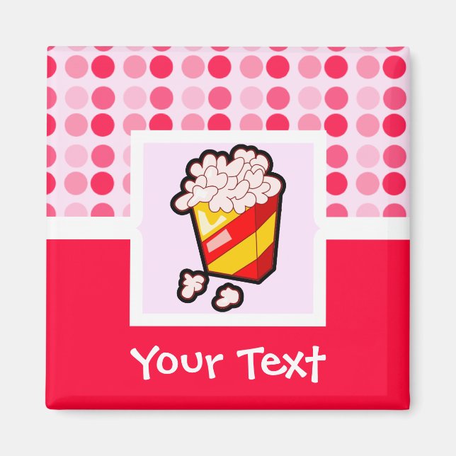 Imán Cute Popcorn (Frente)