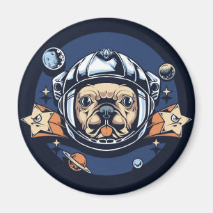 Imán Cute Pug