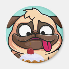 Imán Cute Pug