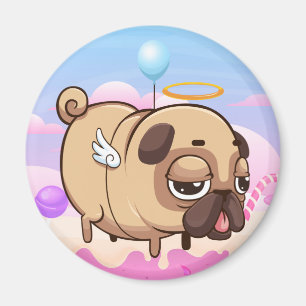 Imán Cute Pug Magnet
