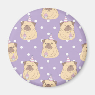 Imán Cute Pugs