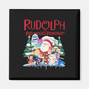 Imán Cute Rudolph La especificación de los Navidades de