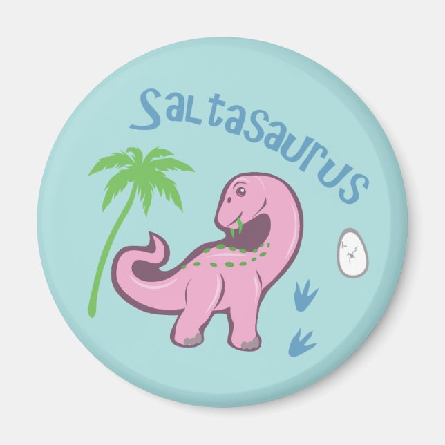 Imán Cute Saltasaurus (Frente)