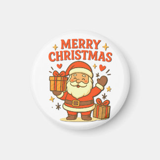 Imán  Cute Santa Claus Christmas Art –  Merry Christmas