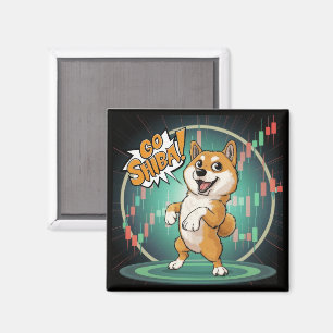 Imán Cute Shiba Inu Dog