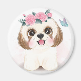Imán Cute Shih Tzu