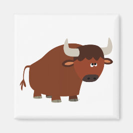 Imán Cute Shy Personalizado Bull Magnet