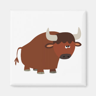 Imán Cute Shy Personalizado Bull Magnet