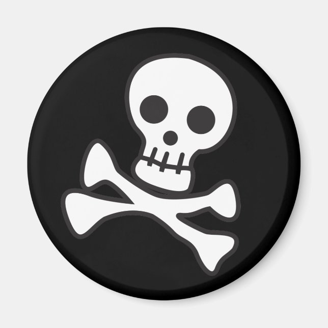 Imán Cute Skull (Frente)