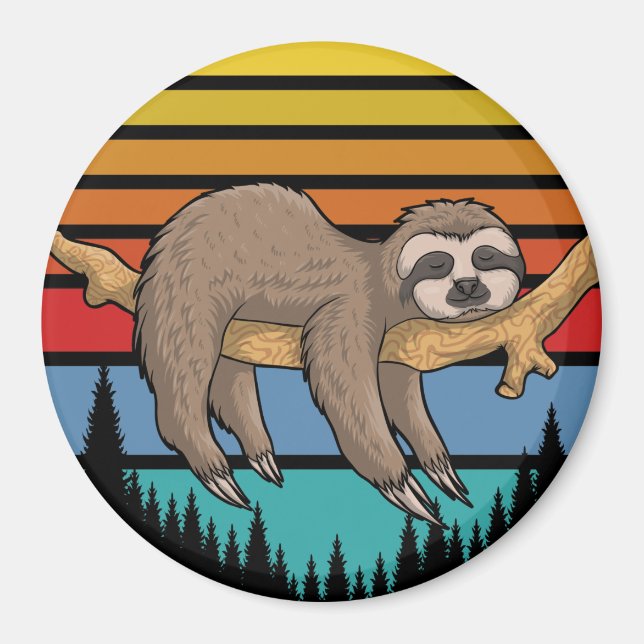 Imán Cute Sloth Magnet (Frente)