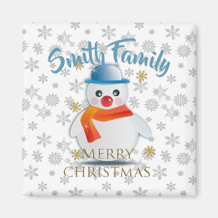 Imán Cute Snowman