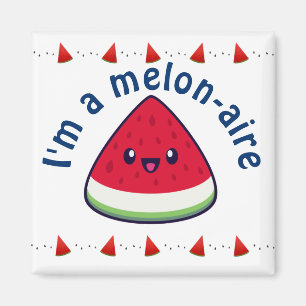 Imán Cute Sonriente sandía Kawaii