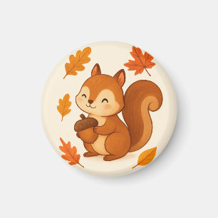 Imán Cute Squirrel