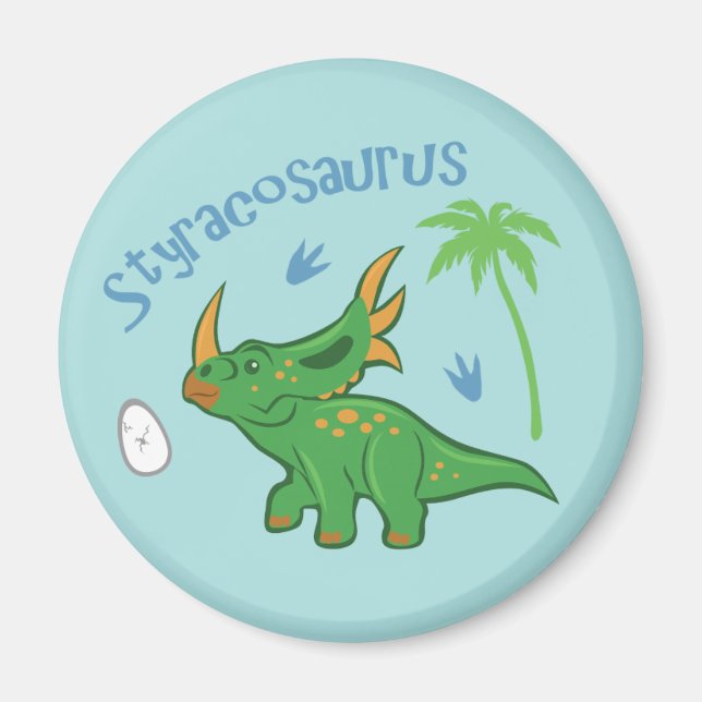 Imán Cute Styracosaurus (Frente)