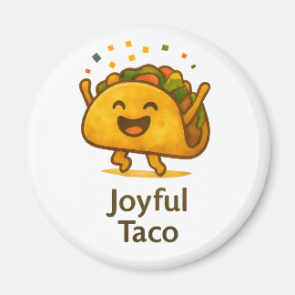 Imán Cute Taco Fridge Magnet | Funny Foodie Gift