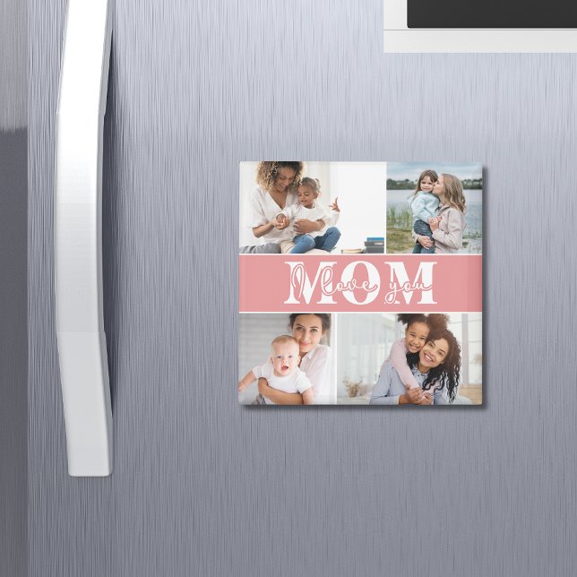 Imán Cute te te amo foto del Día de la Madre (Subido por el creador)