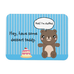 Imán Cute Teddy Bear Kids Chiste gracioso