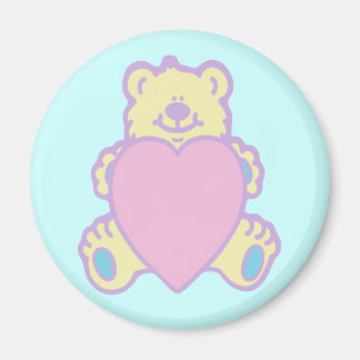 Imán Cute Teddy Bear Love Heart