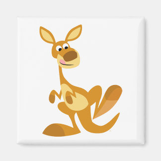 Imán Cute Thumping Personalizado Kangaroo Magnet