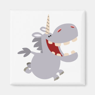 Imán Cute Toothy Personalizado Unicorn Magnet