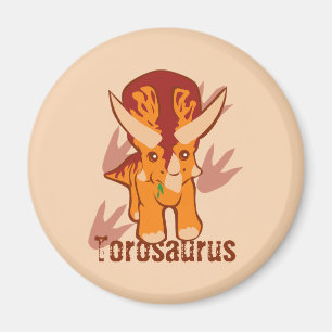 Imán Cute Torosaurus