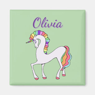 Imán Cute Unicornio Arcoíris 