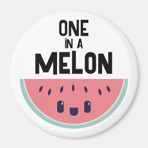Imán Cute Uno En Una sandía De Melón