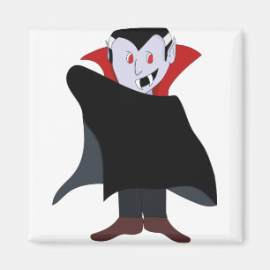 Imán Cute Vampire Disstume de Halloween
