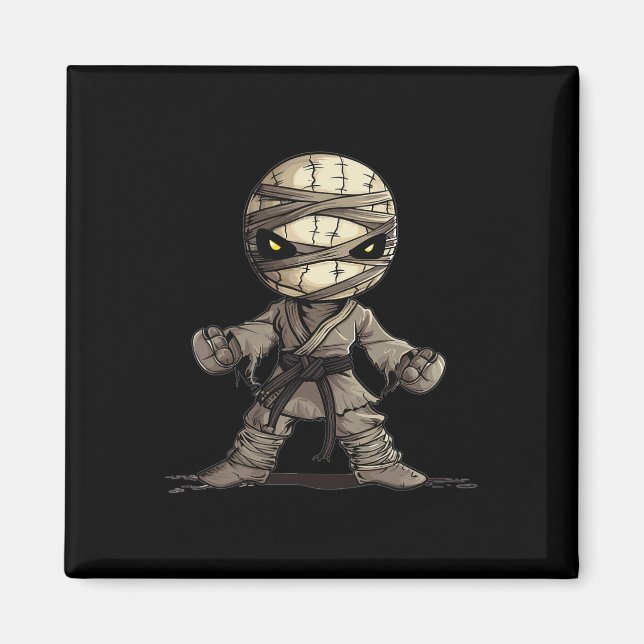 Imán Cute Voodoo Doll Karate (Frente)