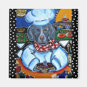Imán Cute Weimaraner Magnets