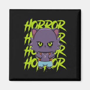 Imán Cute Werewolf Wolf Y Anime Horror Lycanthrop