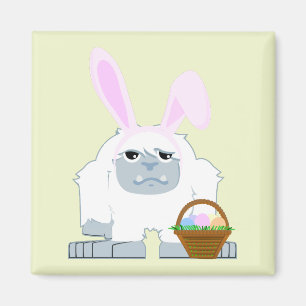 Imán Cute Yeti de Pascua