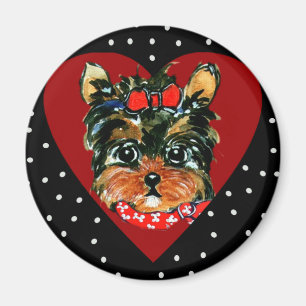 Imán Cute Yorkie Poo