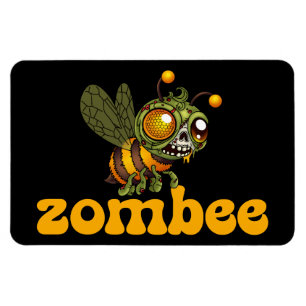 Imán Cute Zombie Bee