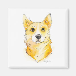 Imán Cutie Corgi