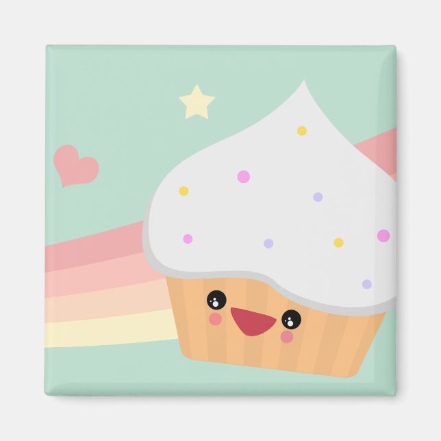 Imán Cutie Cupcake (Frente)