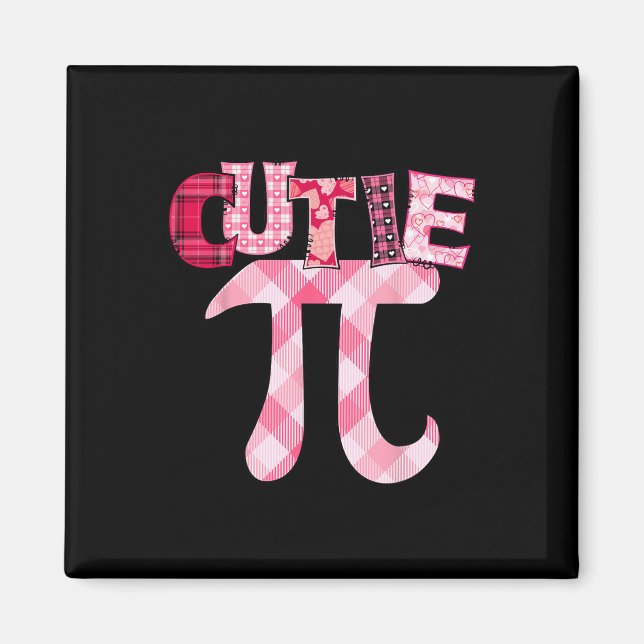 Imán Cutie Pi Day 3.14 Math Teacher Geek Funny Valentin (Frente)