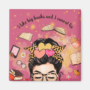Imán Cuto me gustan los libros grandes