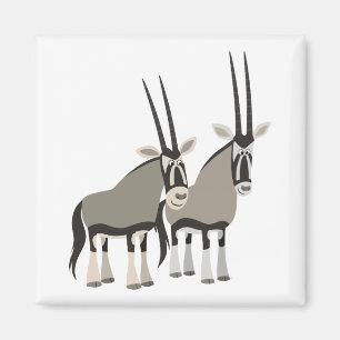 Imán Cuto par de Personalizados Oryxes Magnet