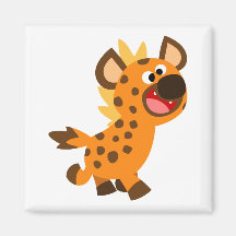 Cuto pequeño Personalizado Hyena Magnet