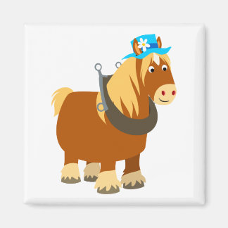 Imán Cuto Personalizado Trait Breton Horse Magnet
