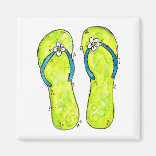 Imán Cuto Whimsical Flip Flops