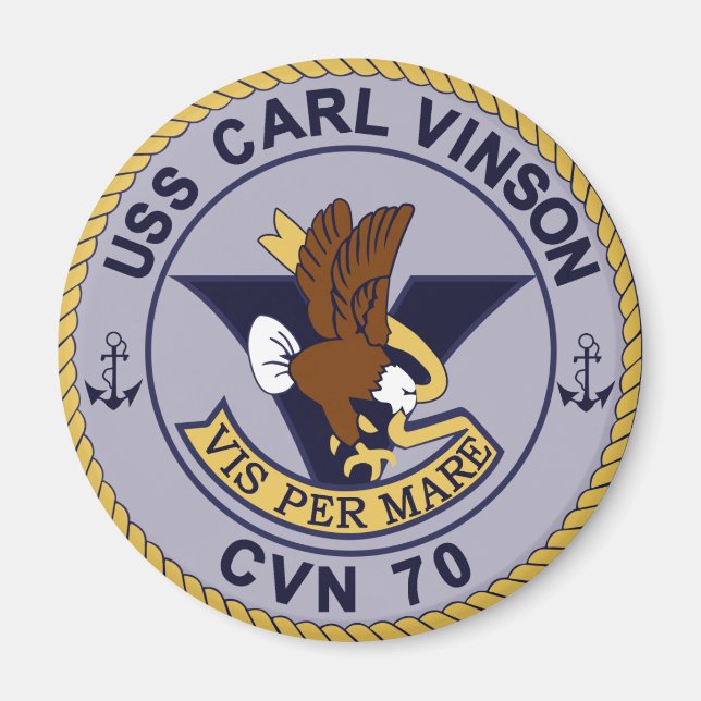 Imán CVN-70 CARL VINSON Multi-Purpose Nuclear (Frente)