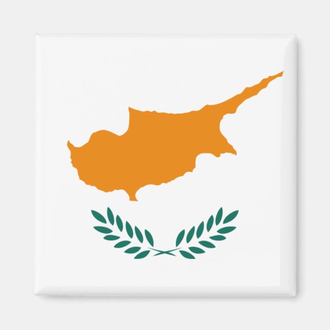 Imán CY de la bandera de Chipre (Frente)